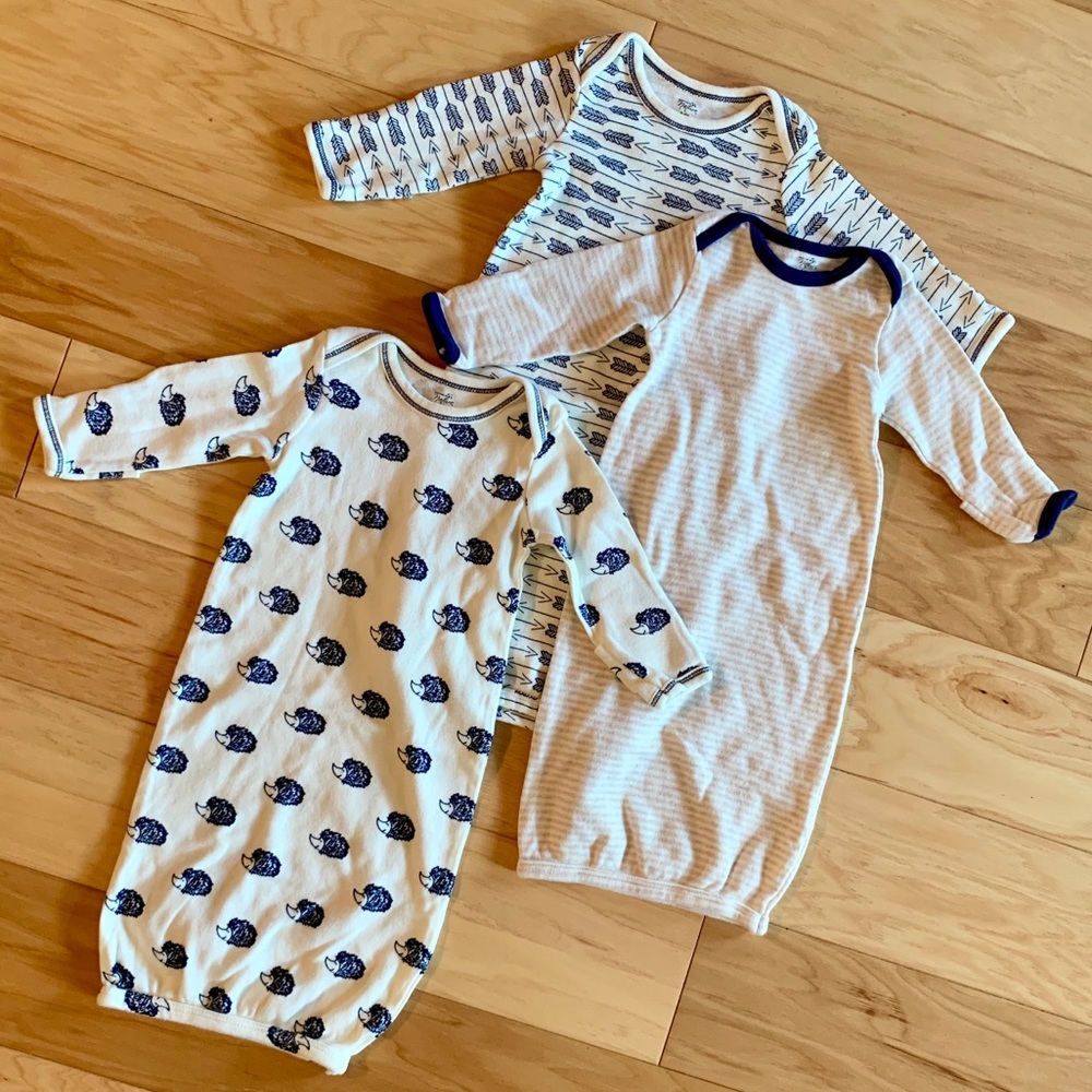 Touched by Nature Baby Organic Cotton Gowns